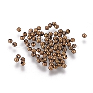 Iron Spacer Beads, Nickel Free, Antique Bronze, 2.5x2mm, Hole: 1.2mm(IFIN-E005-AB-NF)