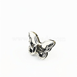 Alloy Purse Twist Locks, Turn Lock Clasp, DIY Bag Making Accessories, Butterfly, Platinum, 3.4x2.5x2cm(WG30917-02)