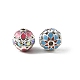 Brass & Alloy & Rhinestone Enamel Beads(RB-CBA973B-11C-P)-2