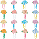 80Pcs Plastic Paper Clips(FIND-CP0001-60)-1