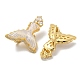 Brass Micro Pave Cubic Zirconia Pendants(FIND-Z030-10G)-2