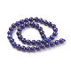 Natural Lapis Lazuli Beads Strands(X-G-G087-4mm)-2