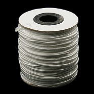 Nylon Thread, Nylon Jewelry Cord for Custom Woven Jewelry Making, White, 2mm, about 50yards/roll(150 feet/roll)(NWIR-K001-01#)