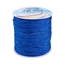 Polyester Thread, Blue, 1.5mm, about 140m/roll(NWIR-OC0001-04-16)