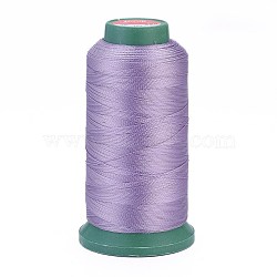 Polyester Sewing Threads, Temperature Heat Resistant Threads, DIY Leather Sewing Craft, Bookbinding, Shoe Repairing, Lilac, 0.3mm; 1800m/roll(OCOR-I007-163)