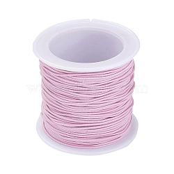 Elastic Cord, Pink, 1mm, about 22.96 yards(21m)/roll(RB1.0mm-16)