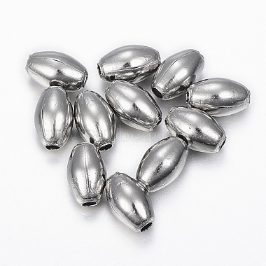 Stainless Steel Color Rice Stainless Steel Beads