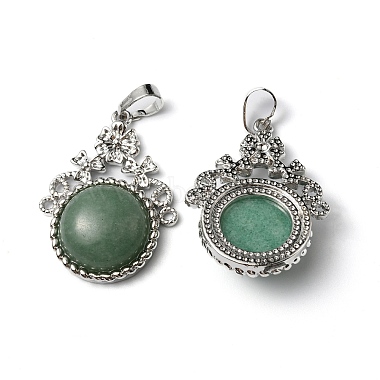 Natural Green Aventurine Pendants(G-P498-01P-07)-2