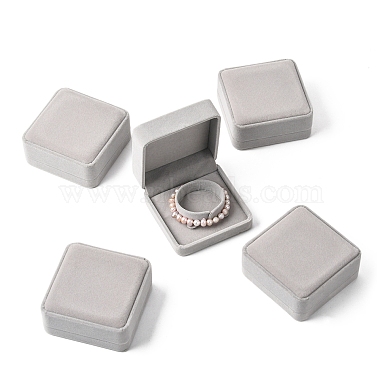 Square Velvet Bangle Display Boxes(CON-YWC0007-01E)-1