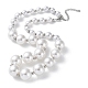 Plastic Pearl Graduated Beaded Necklace(NJEW-F317-03P)-1