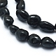 Chapelets de perles en tourmaline noire naturelle(G-L550A-03)-2