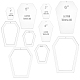 Acrylic Quilting Templates(DIY-BC0014-52A)-1