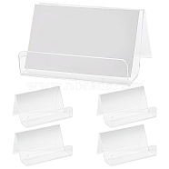 Transparent Acrylic Display Stands, Clear, 9.1x6.1x4.8cm(ODIS-WH0002-05)