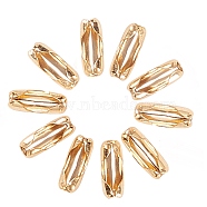 100Pcs 304 Stainless Steel Ball Chain Connectors, Fit for 2.4mm Ball Chain, Golden, 9x3.5mm(STAS-CJ0001-193G)