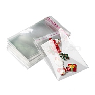 OPP Cellophane Bags, Small Jewelry Storage Bags, Self-Adhesive Sealing Bags, Rectangle, Clear, 12x7cm, Unilateral thickness: 0.035mm, Inner measure: 9.5x7cm(X-OPC-R012-02)