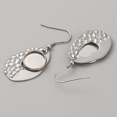 304 Stainless Steel Geometry Dangle Earring Settings(FIND-WH0032-74P-03)-2