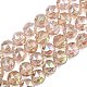 Transparent Electroplate Glass Beads Strands(EGLA-N002-34C-B08)-1