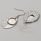 304 Stainless Steel Geometry Dangle Earring Settings(FIND-WH0032-74P-03)-2