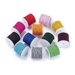 Elastic Cord, Mixed Color, 1mm, about 22.96 yards(21m)/roll(RB1.0mm)