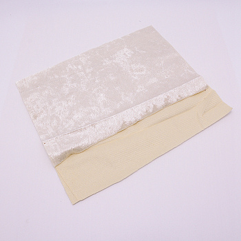 Flannel Fabric, Sofa Cover, Garment Accessories, Rectangle, White, 29~30x19~20x0.05cm