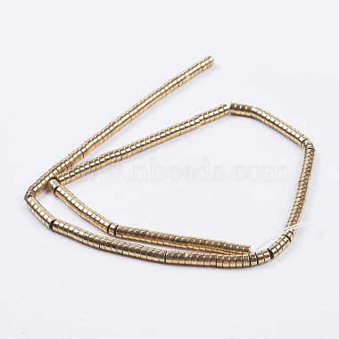 Electroplate Non-magnetic Synthetic Hematite Beads Strands(X-G-I195-4mm-17-A)-2