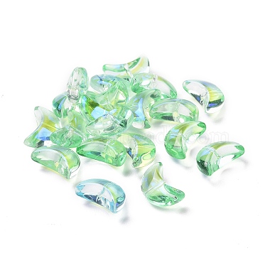 Transparent Electroplate Glass Beads(GLAA-F122-01E)-3