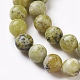 Natural Yellow Turquoise(Jasper) Beads Strands(X-G-Q462-10mm-22)-3