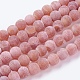 Chapelets de perle en agate naturelle patinée(G-G589-6mm-05)-1