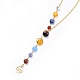 Universe Galaxy The Nine Planets Guardian Star Stone Necklaces(NJEW-JN02413-11)-3