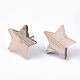Transparent Resin & Wood Stud Earrings(EJEW-N017-001A-D08)-2