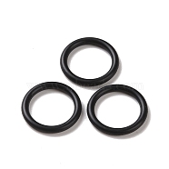 Rubber O Ring Connectors, Linking Ring, Black, 16x3mm, Inner Diameter: 10mm(X-FIND-G006-2B-A)