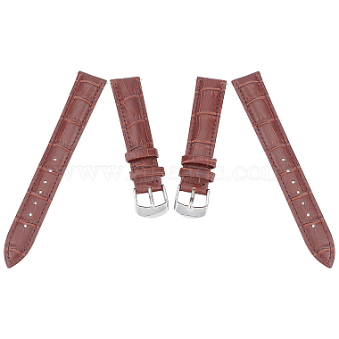 Saddle Brown Leather Watch Band