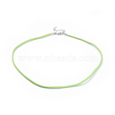 Смешанный цвет искусственного замша материалы ожерелье шнура(X-NCOR-R025-M)-2