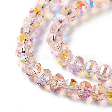 Transparent Electroplate Glass Beads Strands(GLAA-Q099-H01-13)-3