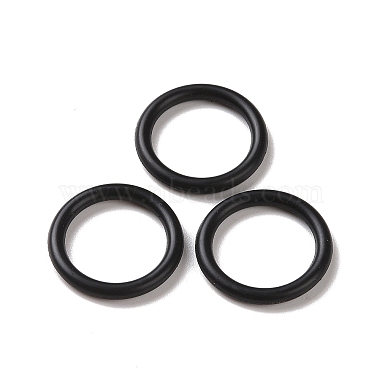 Black Ring Synthetic Rubber Linking Rings