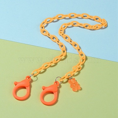 Personalized ABS Plastic Cable Chain Necklaces(NJEW-JN03220)-6