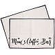 Posavasos de algodón y lino con tema de café.(AJEW-WH0201-012)-1