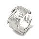 304 Stainless Steel Open Cuff Ring(RJEW-C067-12P)-1