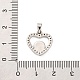 Brass Micro Pave Clear Cubic Zirconia Pendants(KK-H513-10G)-3