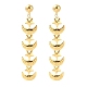 304 boucles d'oreilles pendantes en acier inoxydable(EJEW-P289-06G)-2