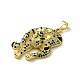 Rack Plating Brass Micro Pave Cubic Zirconia Pendants(KK-A210-02D-G)-2