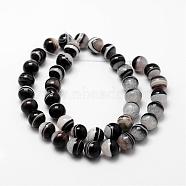 Natural Crystal and Agate Bead Strands, Round, Dyed & Heated, 14mm, Hole: 1mm, about 27pcs/strand, 14.96 inch(G-K134-03-14mm)