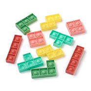Puzzle Shape Silicone Push Pop Bubble Fidget Sensory Toy, Bubble Popper Fidget Toy, for Stress Anxiety Relief Toys, Mixed Color, 80x55x15mm, 10pcs/Set(DIY-H116-B01)