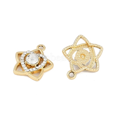 Alloy Rhinestone Pendants(FIND-M018-15G)-2