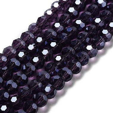 Indigo Round Glass Beads