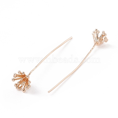 Brass Flower Head Pins(KK-G413-03KCG)-3