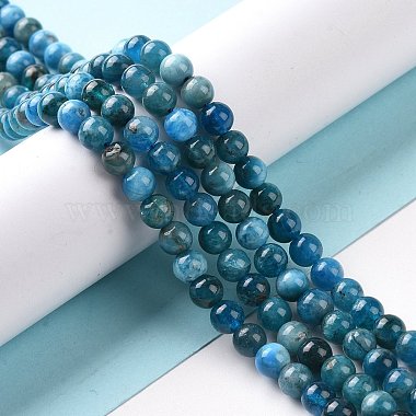 Natural Apatite Beads Strands(G-J373-21-5.5mm)-4
