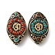 Handgemachte tibetischen Stil Perlen(KK-G473-01AG)-2