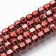 Electroplated Non-magnetic Synthetic Hematite Beads Strands(G-S365-003B)-2
