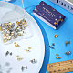 sunnyclue 40pcs 2 couleur 201 résultats de boucles d'oreilles ovales en acier inoxydable(STAS-SC0005-29)-3